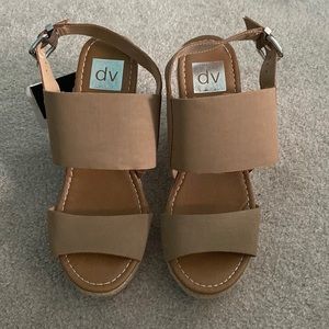 Dolce Vita tan wedges